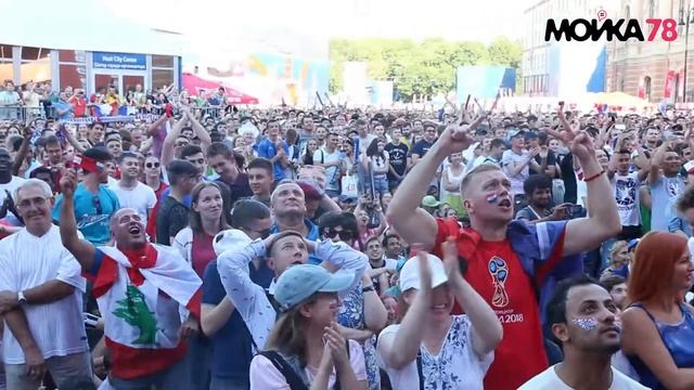 Франция - Хорватия | Фан-зона Санкт-Петербурга смотреть онлайн
