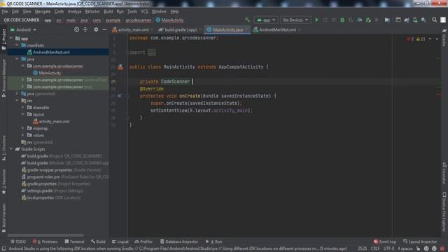 Android QR Code Scanner App Tutorial | Android Studio Tutorial for Beginners | #1 смотреть онлайн