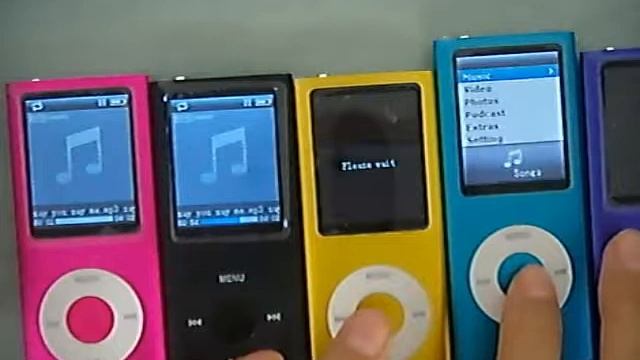 8GB Touch shakable 1.8" Slim mp3 mp4 video player ipod style смотреть онлайн