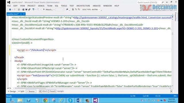 SharePoint Tutorial | JavaScript in Master Page смотреть онлайн