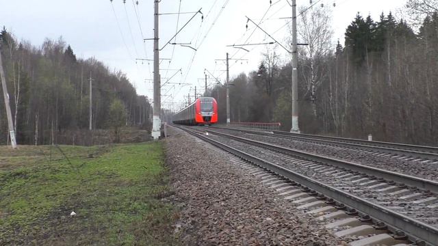 Электропоезд ЭС1П-034 "Ласточка" Москва - Минск смотреть онлайн