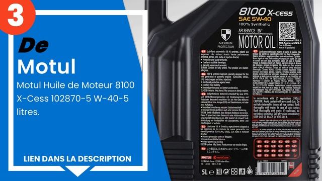 Les 5 meilleures huiles moteur pour les voitures смотреть онлайн