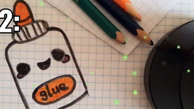 Back to shool. Идеи для срисовки на тему школа.Рисунки канцелярии. смотреть онлайн