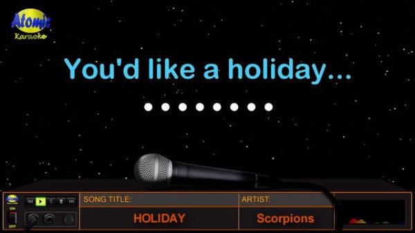 HOLIDAY - Scorpions (HD Karaoke)