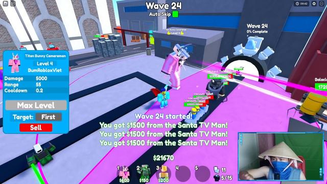 Titan Bunny Cameraman QUÁ MẠNH! Toilet Tower Defense смотреть онлайн