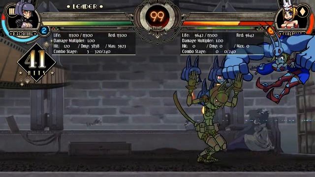 Skullgirls Beta Robo Fortune Combo Robocat 2 смотреть онлайн