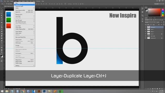 How to Design An Alphabet/Letter B Logo In Photoshop смотреть онлайн