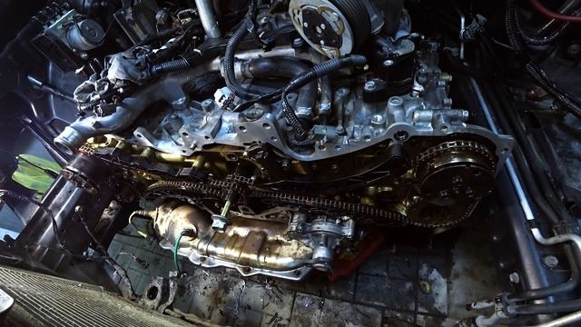 Сборка двигателя FB20 FB25 Устранение течи масла на Subaru Forester SH SJ SK смотреть онлайн