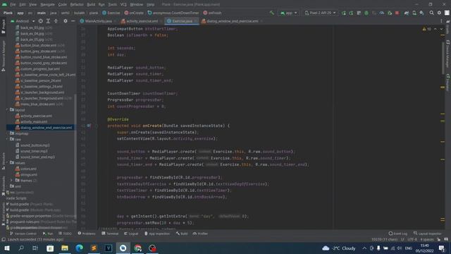 Приложение Планка на Java в Android Studio. Урок 23. Добавляем диалоговое окно. Dialog. смотреть онлайн
