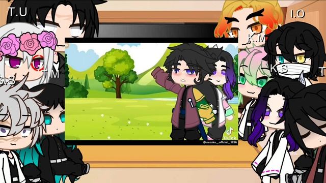 Part 2 of hashiras react to giyuu | reaction video contains other hashiras | ShinoGiyuu смотреть онлайн