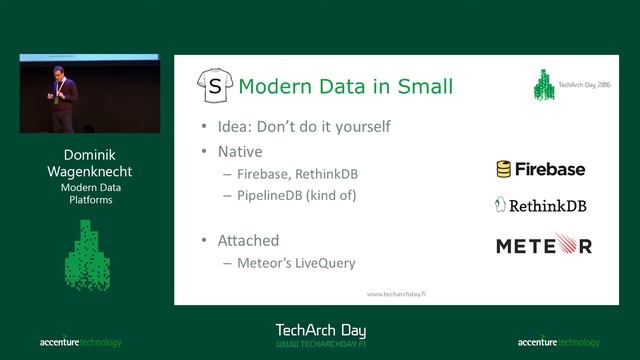 Moden Data Platforms - in the age of microservices (Dominik Wagenknecht) смотреть онлайн