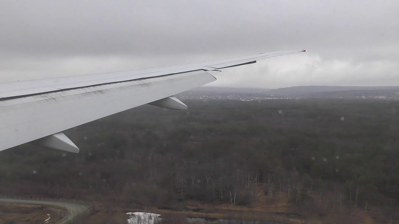 Москва - Южно-Сахалинск, Boeing 777-300ER, посадка, Хомутово, 8 Май 2018