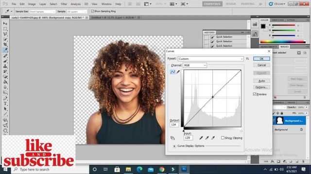 how to Cut Out Hair FAST Photoshop Tutorial |refine edge episode 2 смотреть онлайн