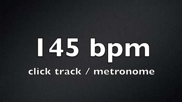 click track / metronome 145 bpm смотреть онлайн