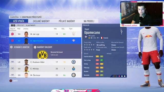 FIFA 19 CZ | Kariéra za Borussia Dortmund #02 | Přestupy - Livestream ! смотреть онлайн