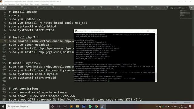 6.step6:Install apache,php in ec2 instance смотреть онлайн
