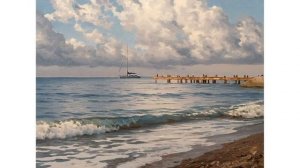 Морские пейзажи современного художника Алексея Адамова