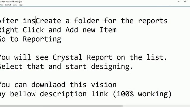 How to install SAP Crystal Reports(Developer Pack) in Visual Studio 100% working смотреть онлайн