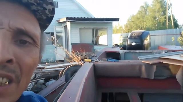 Поставил мотор Меркурий 75. смотреть онлайн