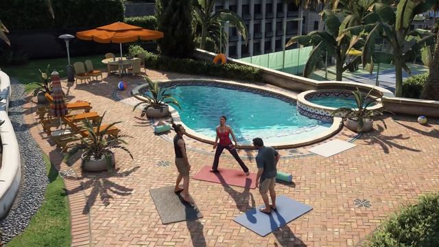 GTA 5 - Yoga lesson scene | "Why am I such a moron?" смотреть онлайн