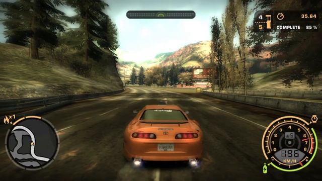 NFS MOST WANTED |TOYOTA SUPRA| смотреть онлайн