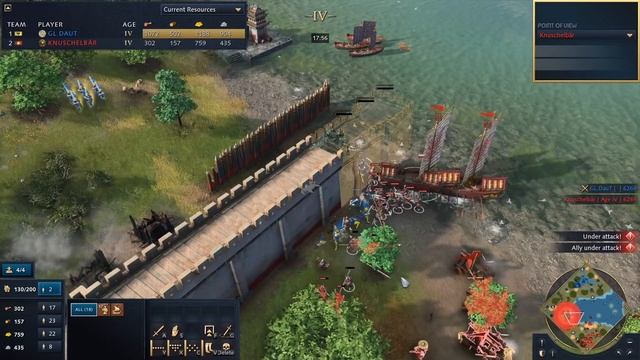 Fast Imperial and Landsknechte on Boulder Bay! - DauT vs Knuschelbär - AoE4 Highlight Games #12 смотреть онлайн