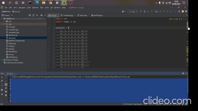 Recognizing images (digits) with Python смотреть онлайн