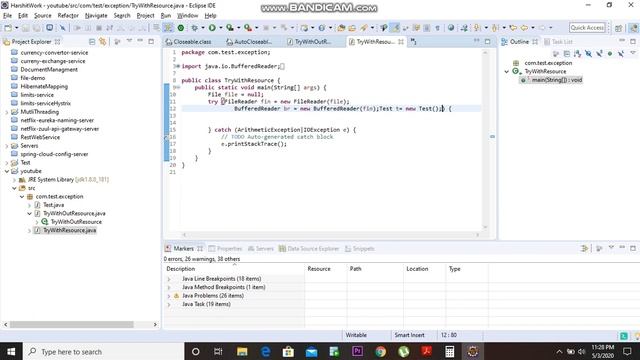 Try With Resource Interview Questions for java смотреть онлайн