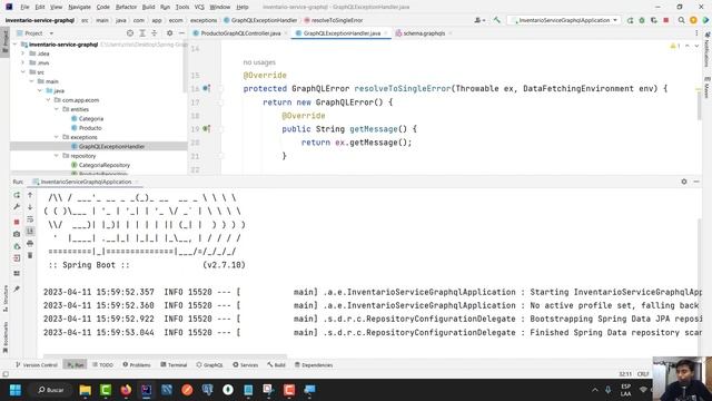 Desarrollo de servicios web en Spring Boot con GraphQL смотреть онлайн