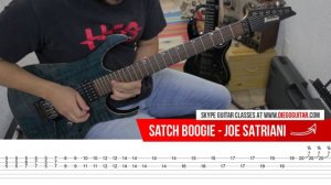 Satch Boogie Joe Satriani - Guitar Lesson With TAB