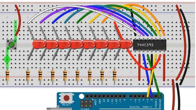 Arduino for Starships - Ch09 - The Final Enterprise Refit Sketch ft. the 74HC595 Shift Register смотреть онлайн