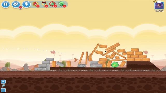 Angry Birds | Poached Eggs Level 59 (3-17) - 3 Star Tutorial смотреть онлайн