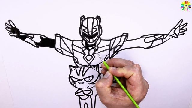How To Draw Cartoon Characters - Miniforce X - Miniforce Rio