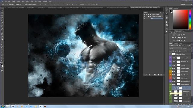 Crystal Ice Explosion | Photoshop Action | Video Guide | Creative Market | by mDxign смотреть онлайн
