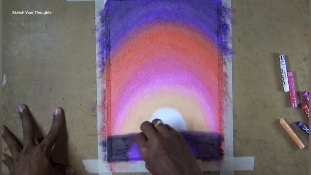 Drawing for beginners - Love birds with oil pastels | Sketch 20 смотреть онлайн