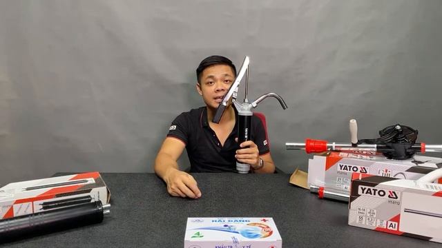 Bơm dầu thùng phuy Yato YT-07115 và YT-712 tốt nhất thị trường смотреть онлайн