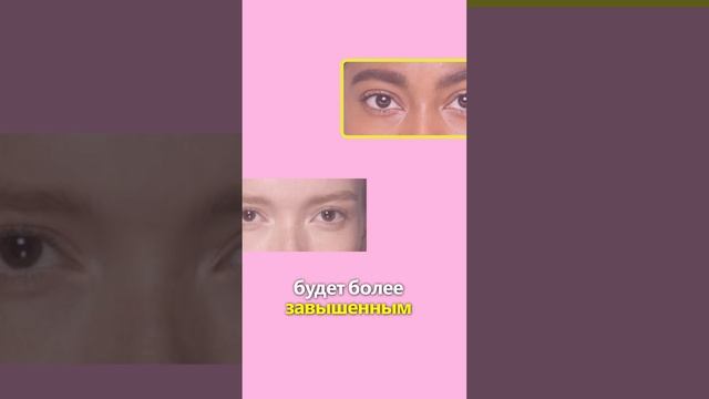О чём говорят дугообразные брови? #shorts