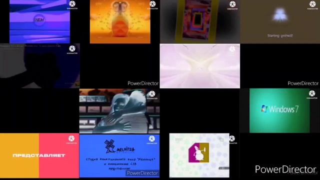 Сборник заставок в одном экране с эффектами №2. Collection in screensavers in one screen №2. смотреть онлайн