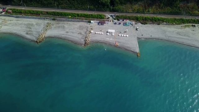 Райское место, пляж гостевого дома Звезда в Аше. смотреть онлайн