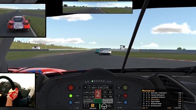 Snetterton - Ferrari GT3 | iRacing | Thrustmaster T300 смотреть онлайн