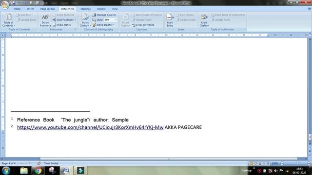 computer basic knowledge | Ms word - FOOT NOTES & END NOTES смотреть онлайн
