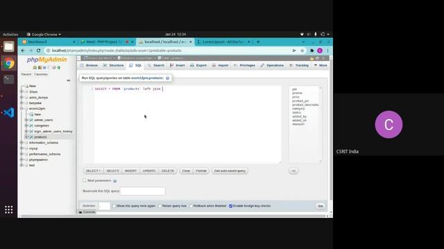 Add Product | Fetch Product | Update Status | PHP Ecoomerce Project In Hindi || CSRIT India || смотреть онлайн