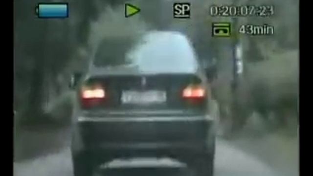 Преследование BMW 525 в подмосковье. Перестрелка