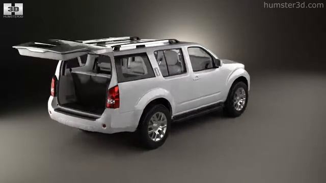 Nissan Pathfinder with HQ interior 2010 by 3D model store Humster3D.com смотреть онлайн