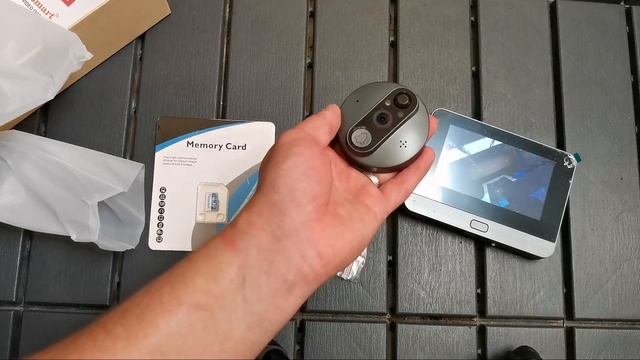 Умный дверной видео глазок Jeatone Tuya! Распаковка и первая настройка. смотреть онлайн
