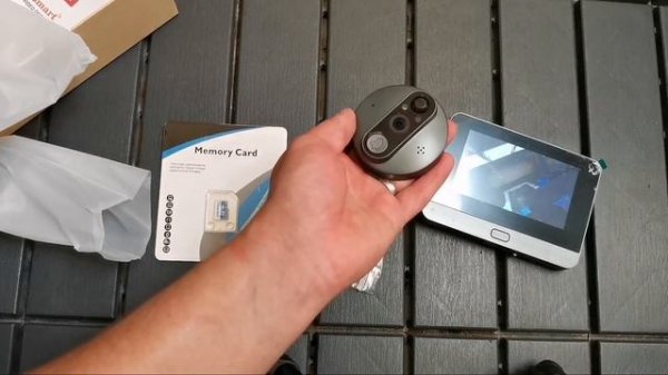 Умный дверной видео глазок Jeatone Tuya! Распаковка и первая настройка.