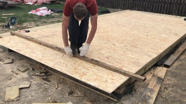 ХОЗБЛОК | БЫТОВКА | САРАЙ. Пол. Стены.