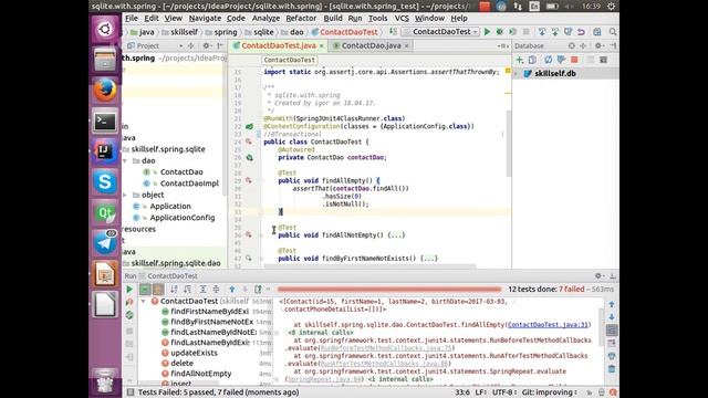 jUnit JDBC [3] смотреть онлайн