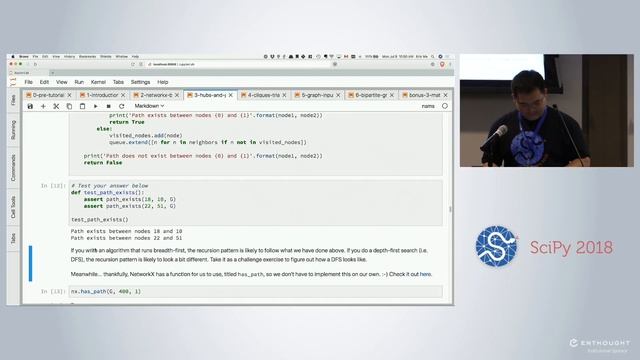 Network Analysis Made Simple: Network Fundamentals | SciPy 2018 Tutorial | Eric Ma, Mridul Seth смотреть онлайн