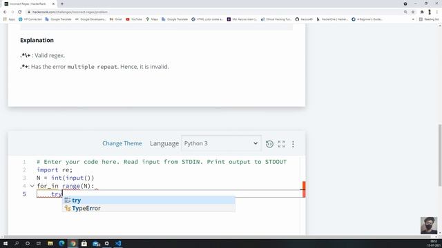 Incorrect Regex || HackerRank Solution смотреть онлайн